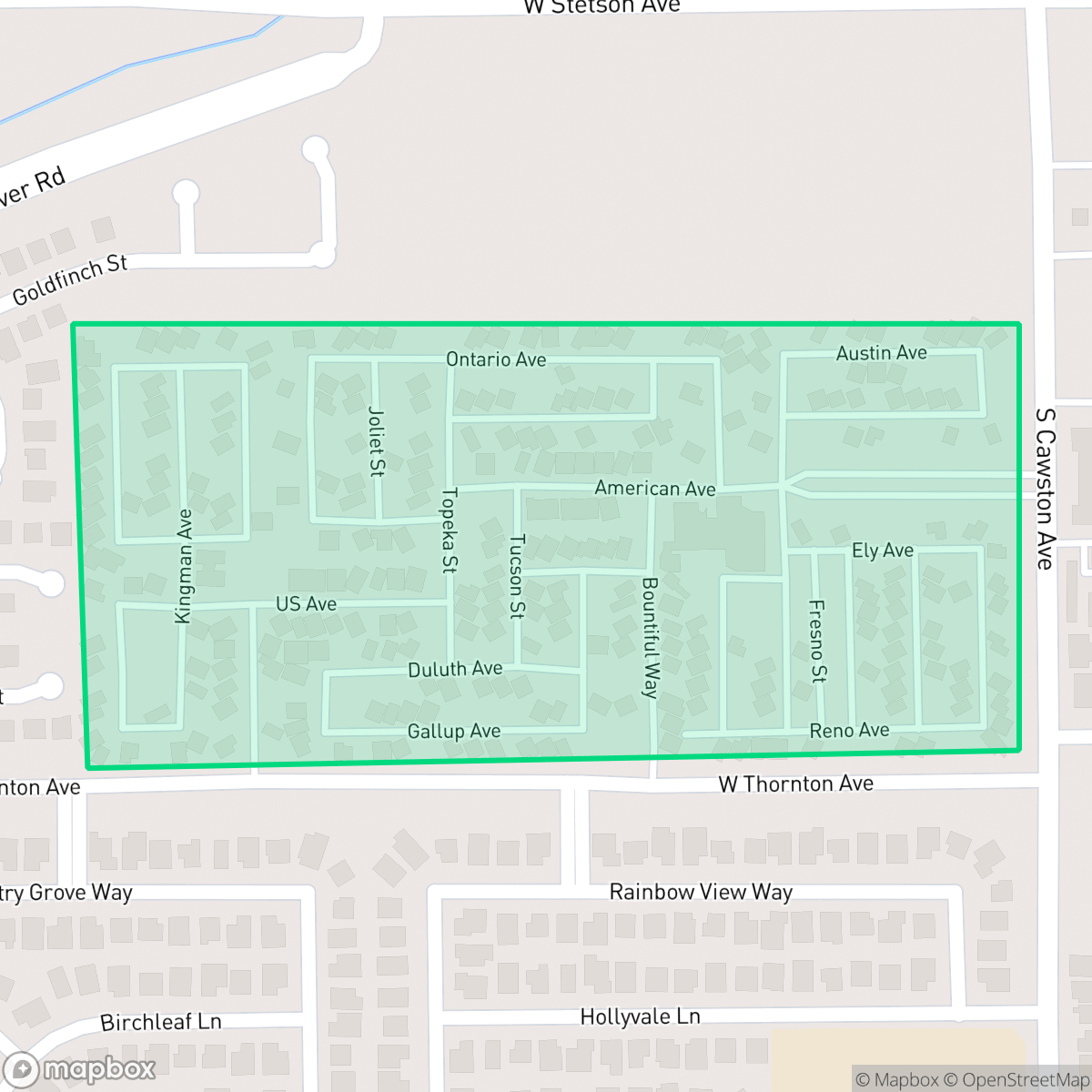 Map showing the location of Mountain Shadows RV Resort Community, Hemet, CA