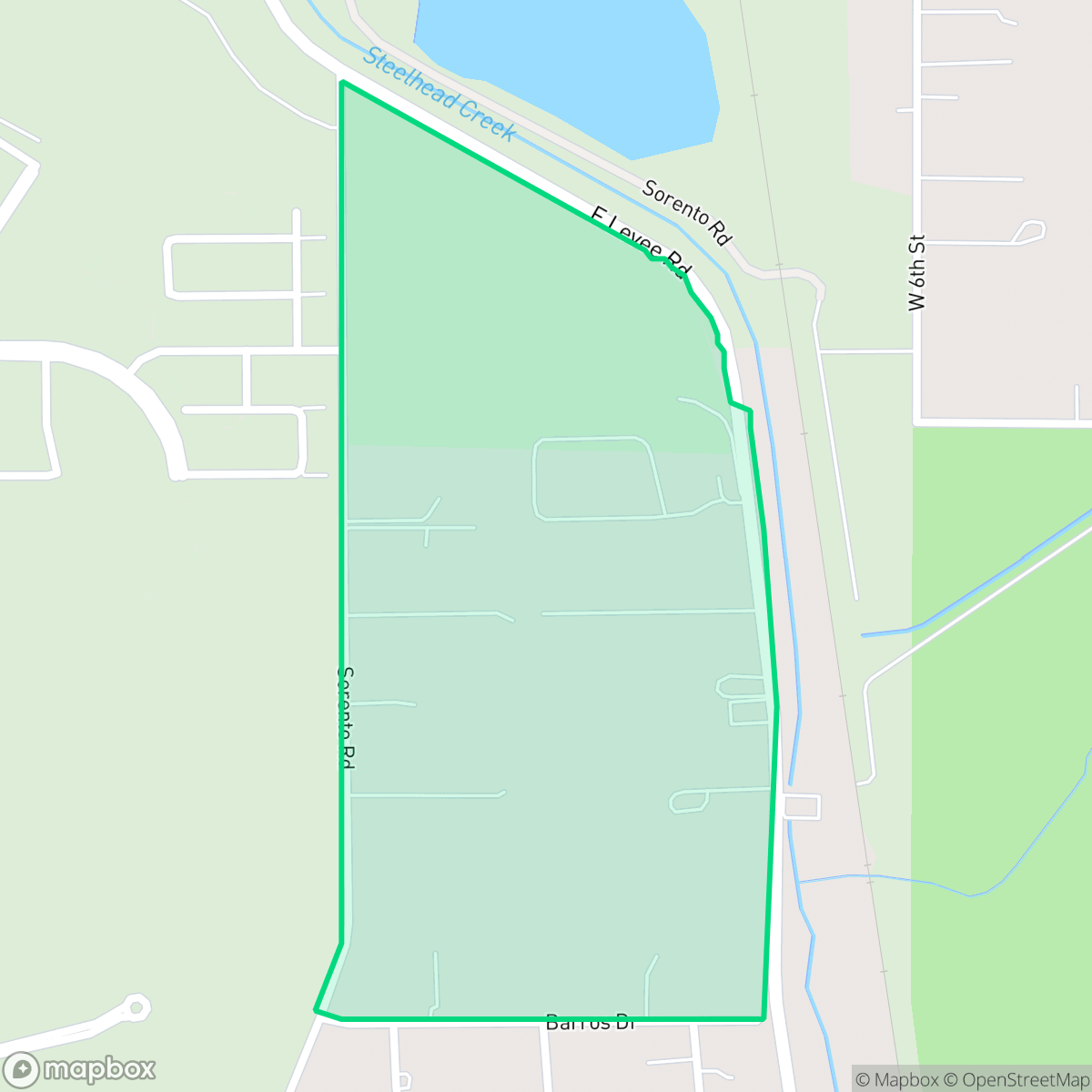 Map showing the location of Valleyview Acres, Sacramento, CA