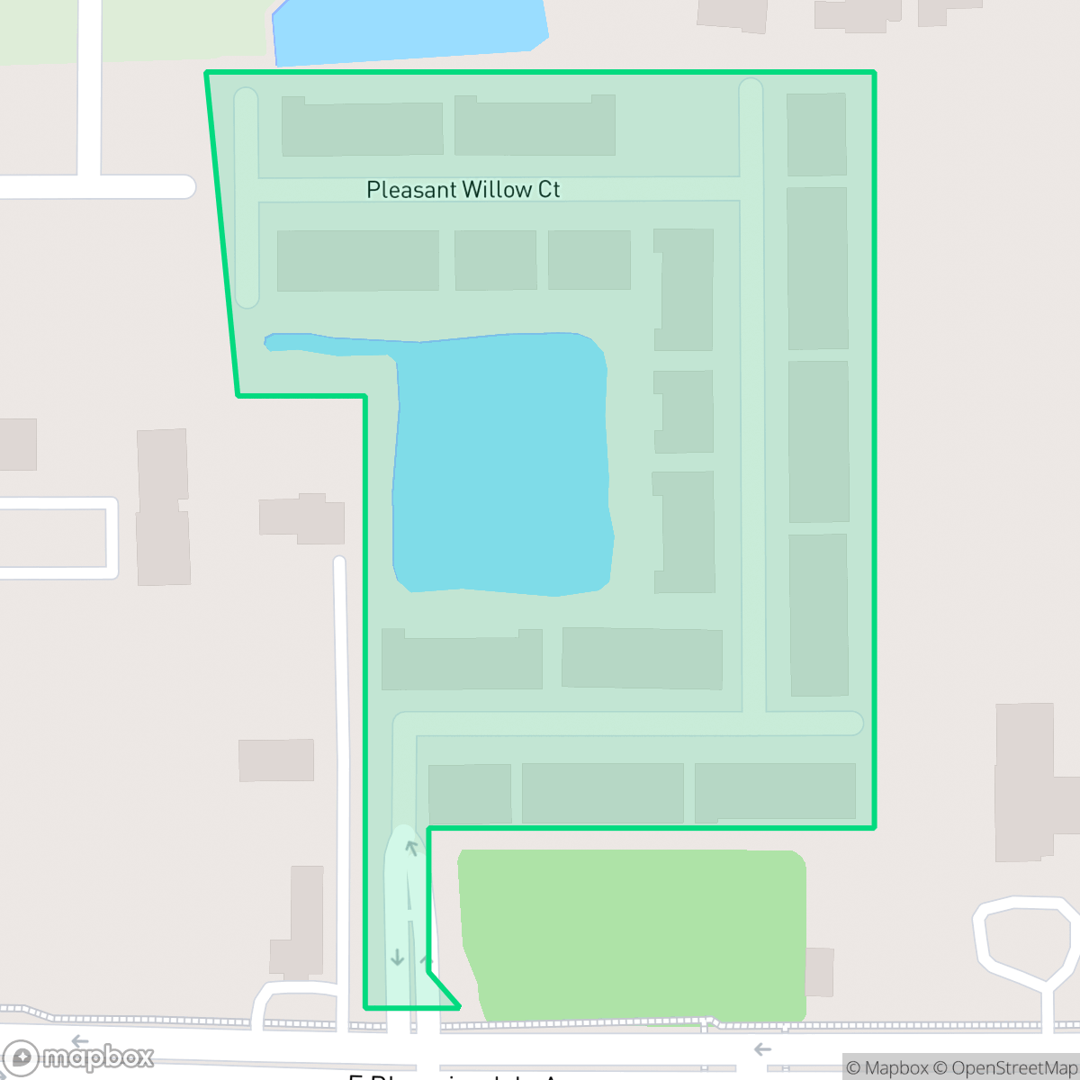 Map showing the location of The District, Brandon, FL