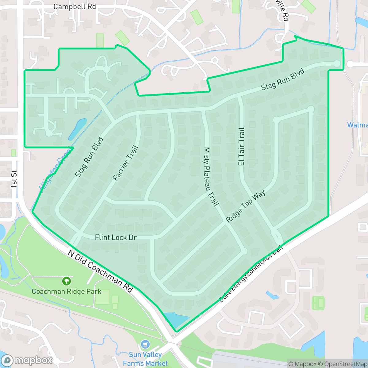 Map showing the location of Coachman Ridge Homeowners Association, Clearwater, FL