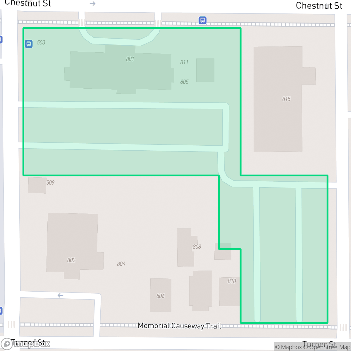 Map showing the location of Prospect Towers Homeowners Association, Clearwater, FL