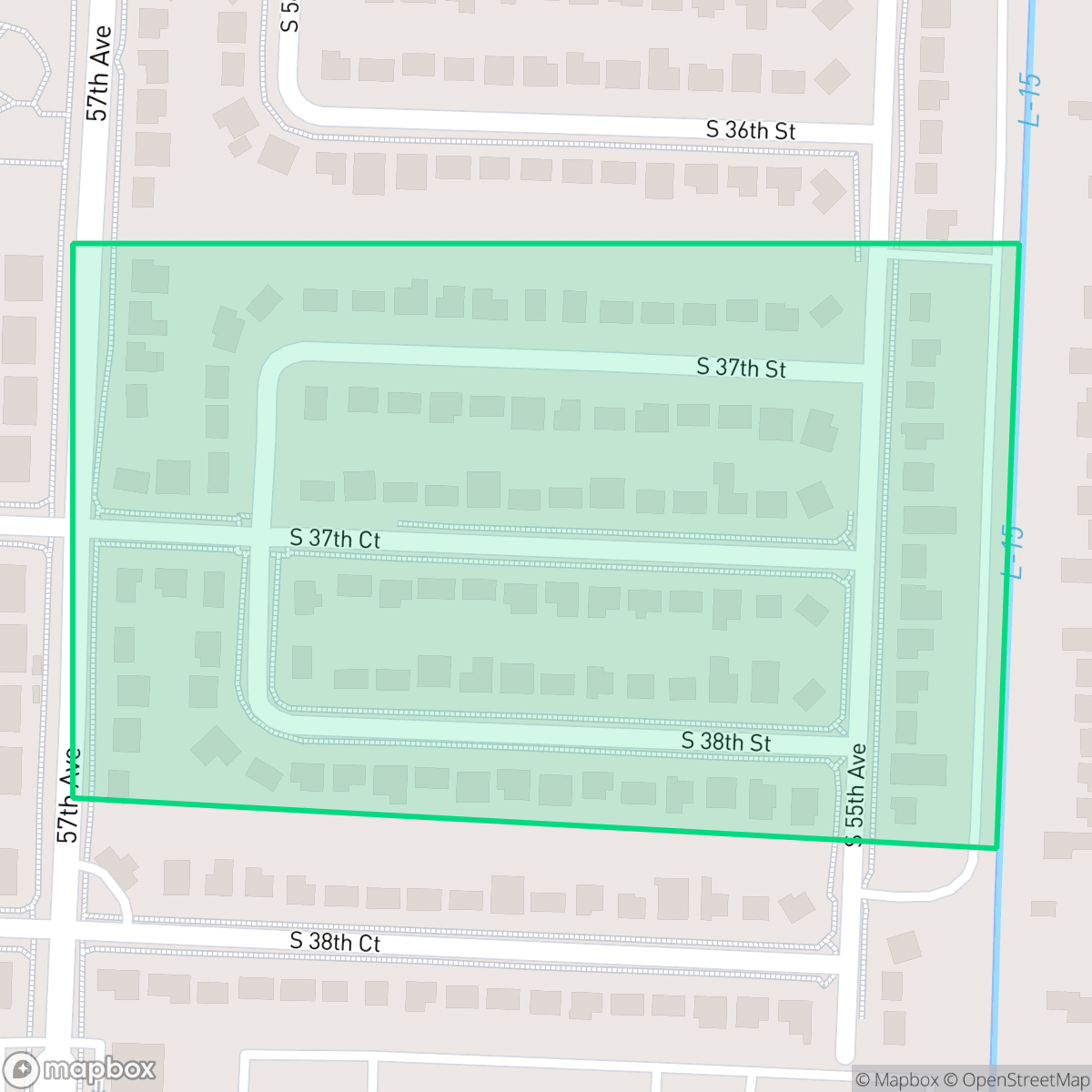 Map showing the location of Lake Worth Hills, Greenacres, FL