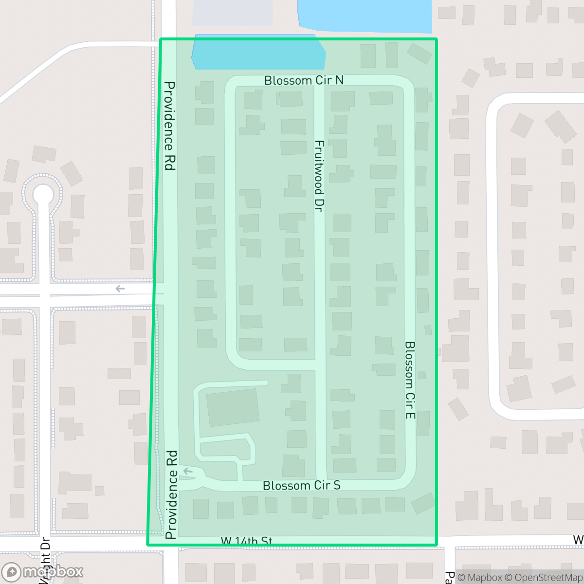 Map showing the location of Orangewood, Lakeland, FL