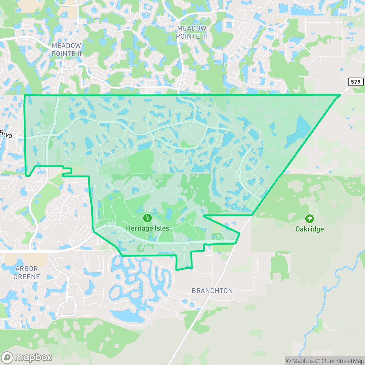 Map showing the location of New Tampa, Tampa, FL