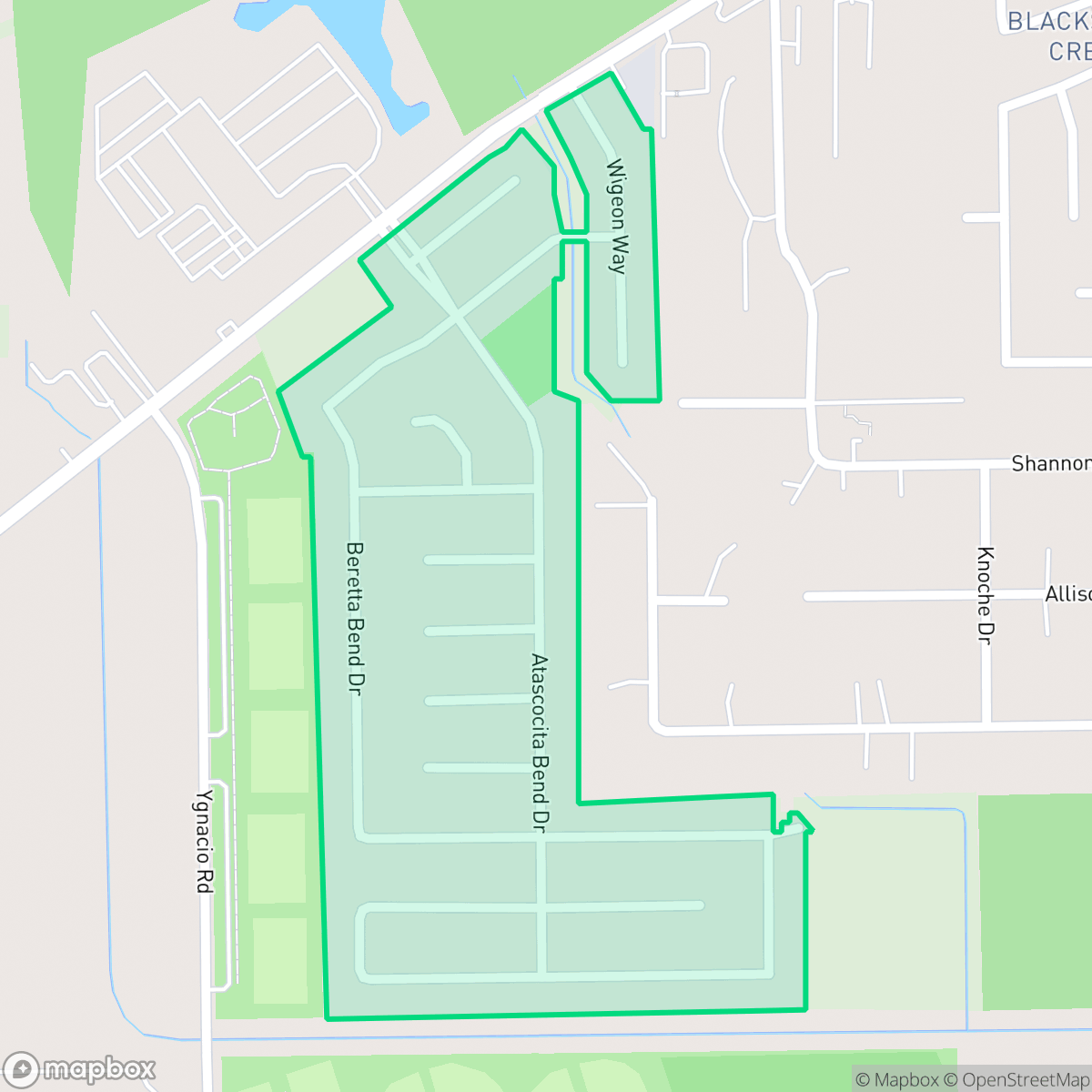 Map showing the location of Atascocita Trace, Atascocita, TX