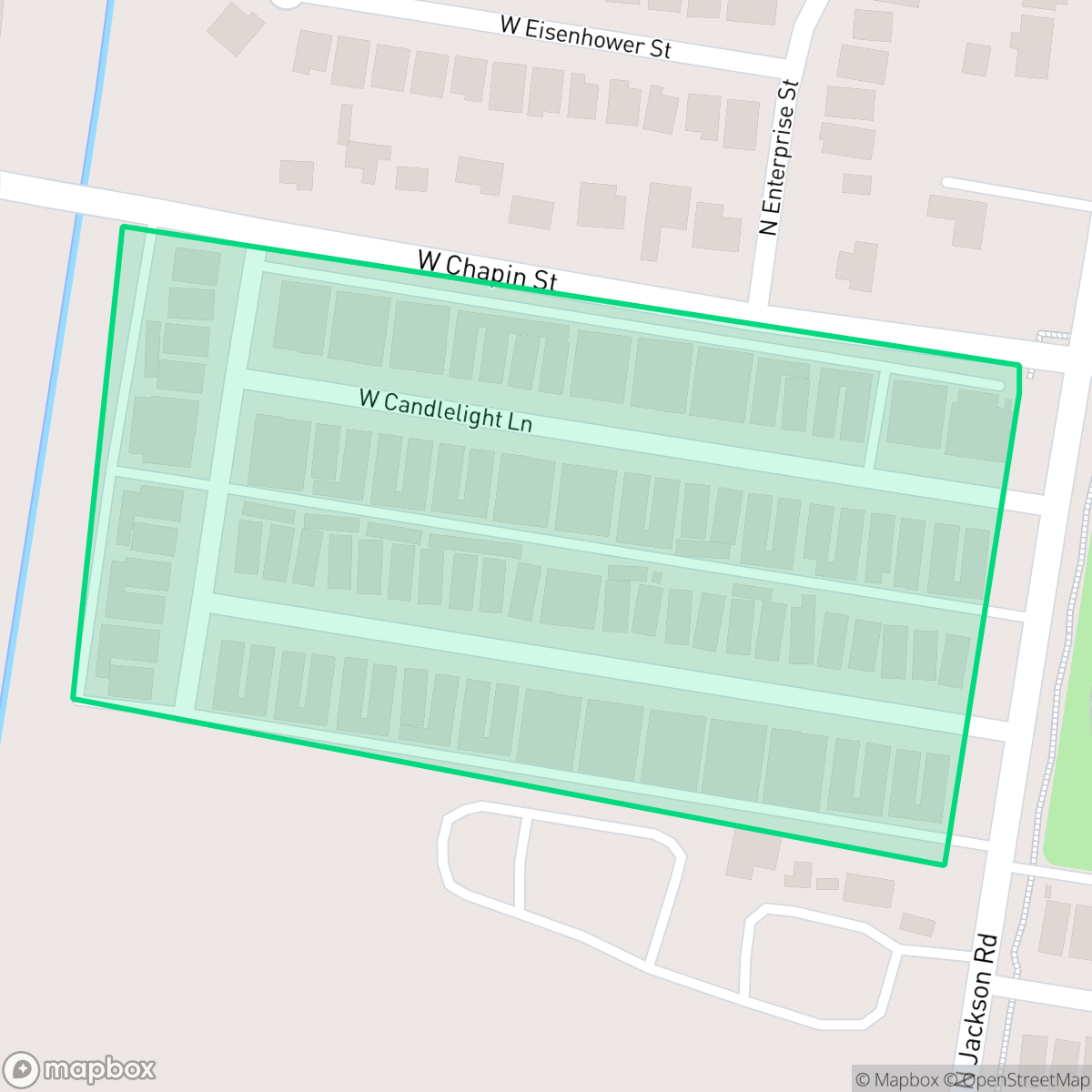 Map showing the location of Golden Crest Apartment Community, Edinburg, TX