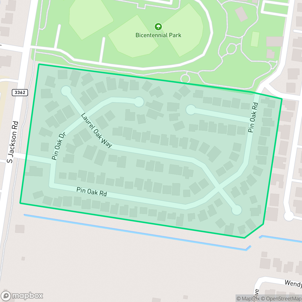 Map showing the location of Heritage Oaks, Edinburg, TX
