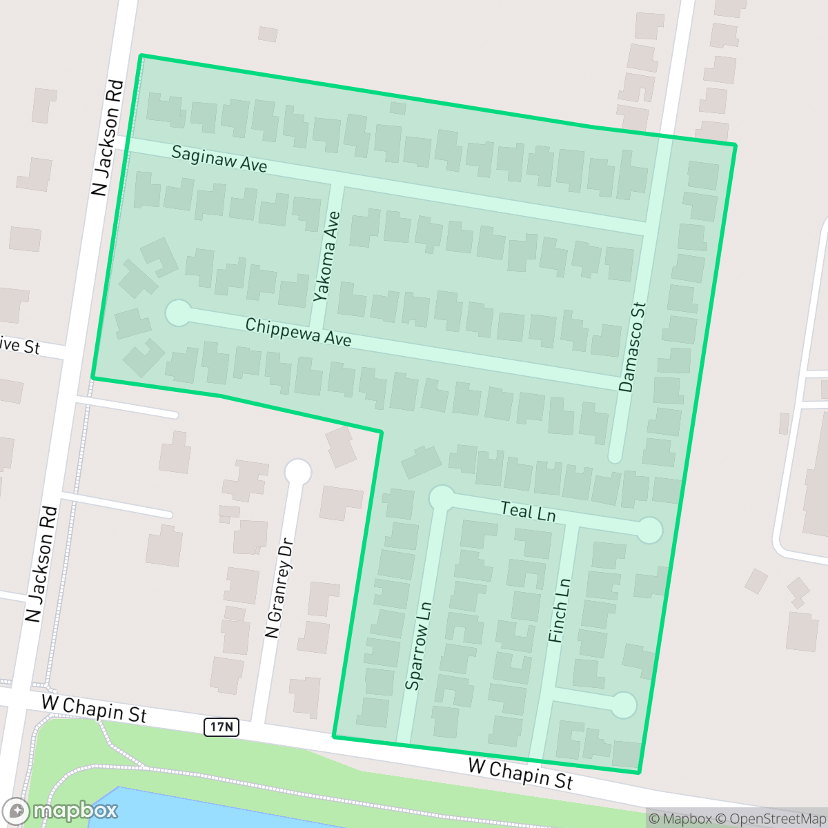 Map showing the location of Spring Valley, Edinburg, TX