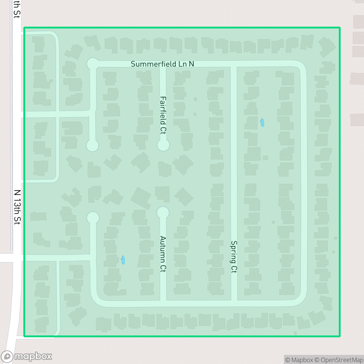 Map showing the location of Summerfield Estates, Harlingen, TX