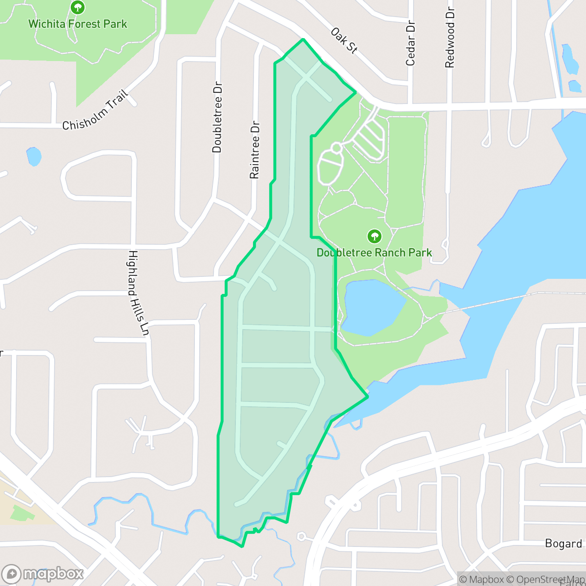 Map showing the location of Montclair I, Highland Village, TX
