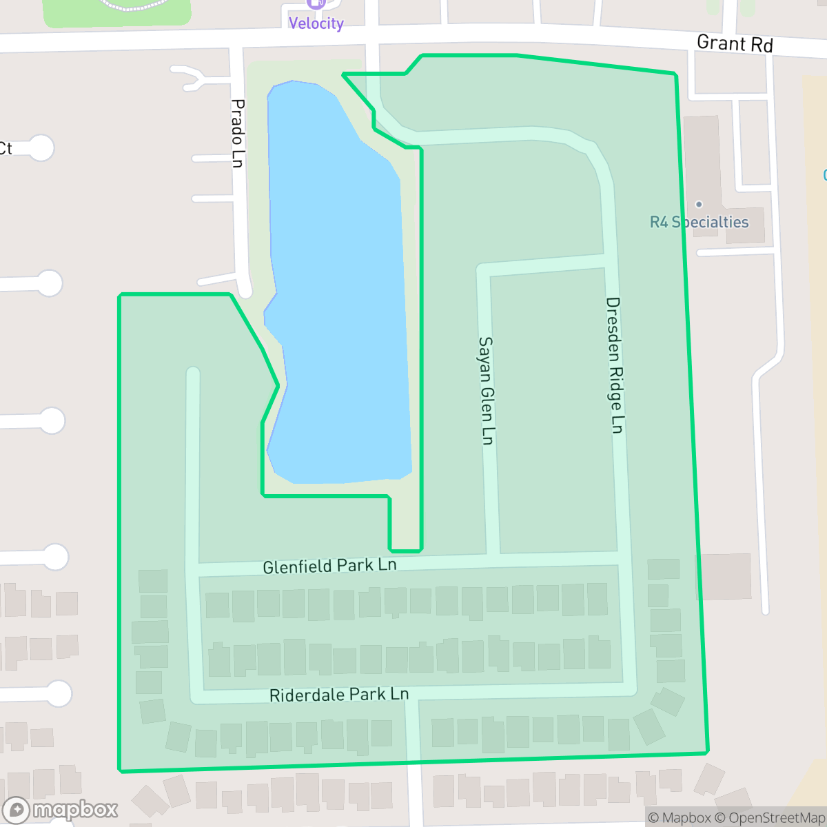 Map showing the location of Mandolin Park, Houston, TX