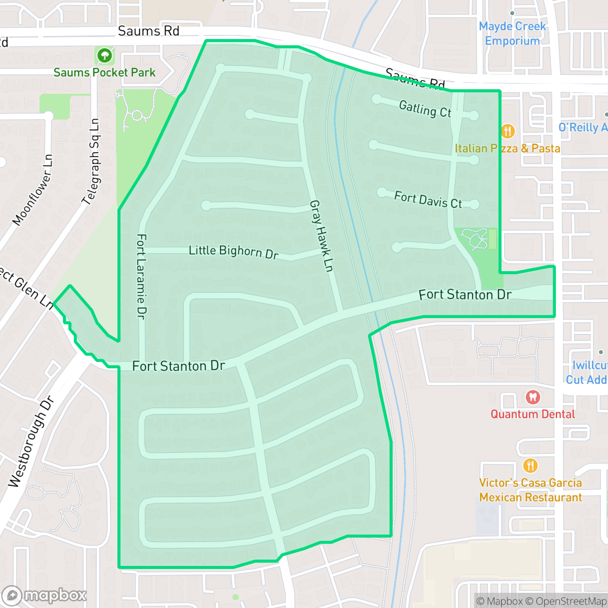 Map showing the location of Sundown, Houston, TX