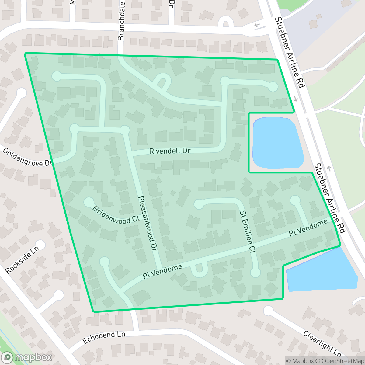 Map showing the location of Willowick Forest, Houston, TX