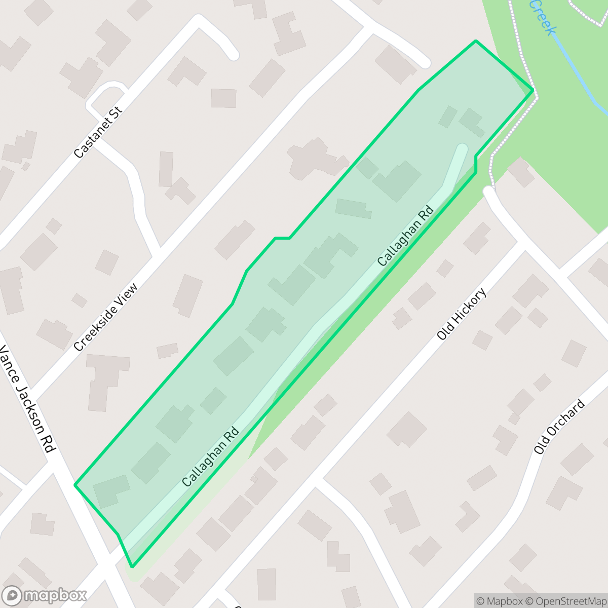 Map showing the location of Oak Valley, San Antonio, TX