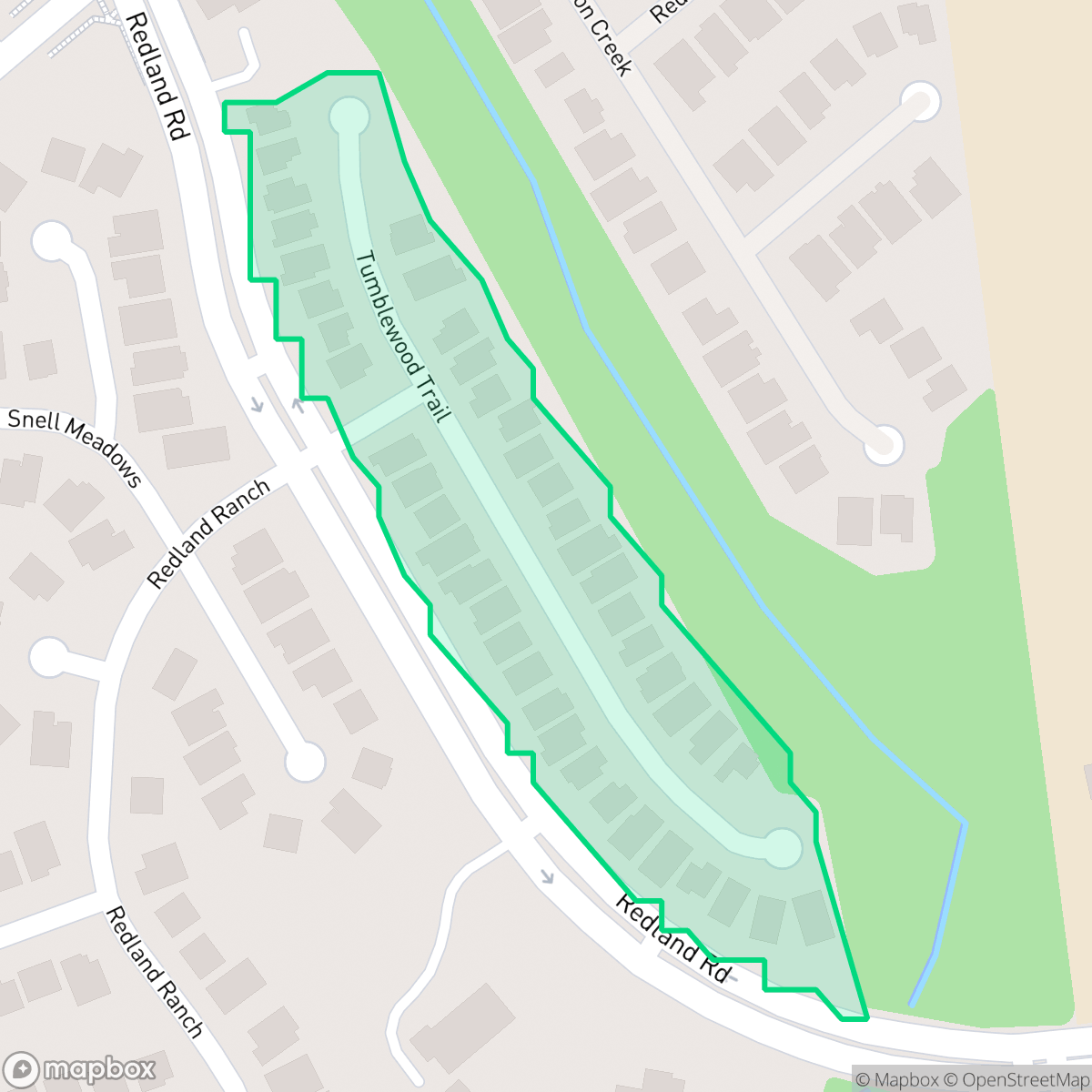 Map showing the location of Villas at Redland Ranch, San Antonio, TX